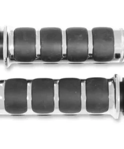 Kuryakyn® Chrome ISO-Grips For Dual Cable Throttle, DS-243190