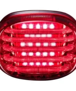 Custom Dynamics® Taillight ProBEAM LED Squareback W/Plate Light Red, 2010-1366 LED Lighting