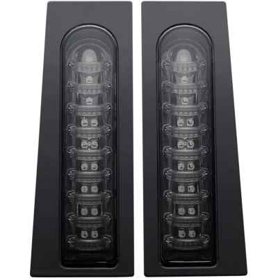 LED Lighting Custom Dynamics® Saddlebag Lights Gloss Black/Smoke ProBEAM Fillerz, 2040-2158 3 LED Lighting Custom Dynamics® Saddlebag Lights Gloss Black/Smoke ProBEAM Fillerz, 2040-2158