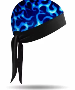 Accessories TAW Gear® Lava Tribal Flame Stretch Wrap™ Bandana Headwrap, HW22110-BLUE
