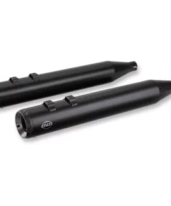Parts Unlimited S&S Cycle® Black Grand National Slip-On Mufflers, 1801-1204 Bike Closeouts