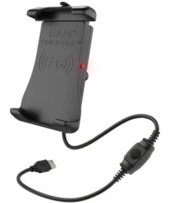 RAM Mounting Systems Phone Holders RAM Mount® Quick-Grip™ Waterproof Wireless Charging Phone Holder, 0636-0169