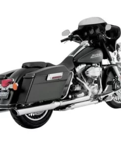 Pipes Vance & Hines® Chrome Twin Slash Round Slip-Ons, VH0240