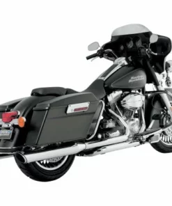 Vance & Hines® Chrome Twin Slash Slip-Ons Mufflers, VH0014