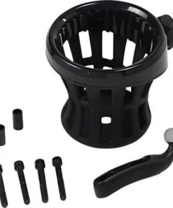 Parts Unlimited Ciro® Black Drink Holder W/ Perch Mount, 0636-0082 Cup Holders