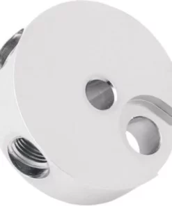 Drag Specialties® Chrome Steel Front Brake Junction, DS098291