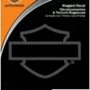 Chroma Harley-Davidson® Silhouette Bar & Shield Rugged Texture Decal, CG27012