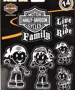 Chroma Harley-Davidson® H-D Family Decal Kit CG5390 Decals & Patches