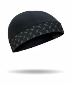 TAW Gear Headwraps & Bandanas That's A Wrap Unisex CoolMax® Cool Cap™ Treadplate Skull Cap - Black