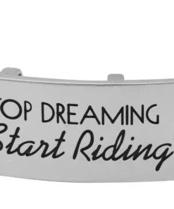 MOD Harley-Davidson® Women's Stainless Steel Stop Dreaming Rally Plate, Silver - HSP0099 Jewelry
