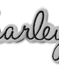 MOD Harley-Davidson® Women's Stainless Steel Harley Script Rally Charm, Gold Or Silver Jewelry