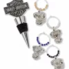 Ace Branded Harley-Davidson® Bar & Shield Engine Wine Set, HDX-98514