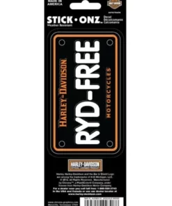 Chroma Harley-Davidson® Motorcycle RYD-Free Decal, CG99308 Decals & Patches