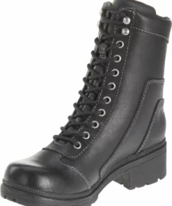 Wolverine Harley-Davidson® Women's Tessa Leather Combat Style Boots D85262 Footwear