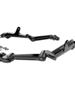 Parts Unlimited Ciro® Highway Board Peg Mount - Black, 1621-0701 Hand & Foot Controls