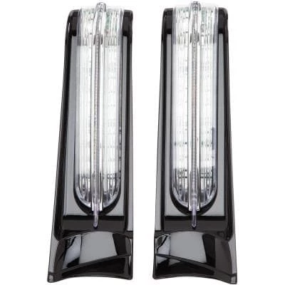 Parts Unlimited Ciro® Saddlebag Accent Lights LED Black FL 14-19 Filler Panel Accent Lights, 2040-1822 3 Parts Unlimited Ciro® Saddlebag Accent Lights LED Black FL 14-19 Filler Panel Accent Lights, 2040-1822