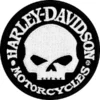 Symbol Arts Harley-Davidson® Willie G Skull Patch, Small Decals & Patches