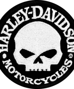 Symbol Arts Harley-Davidson® Willie G Skull Patch, Small Decals & Patches