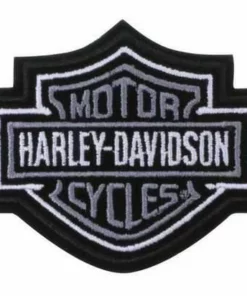 Global Products Decals & Patches Harley-Davidson® Silver Bar & Shield Patch, 2X-Large