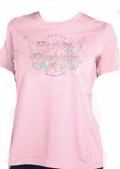 Superstition Harley-Davidson Dealership T-Shirts Harley-Davidson® Women's Emblem Short Sleeve Tee, Pink 4 Superstition Harley-Davidson Dealership T-Shirts Harley-Davidson® Women's Emblem Short Sleeve Tee, Pink
