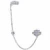 MOD Harley-Davidson® Women's Bling Bar & Shield Post Earring W/ Chain Cuff, HDE0445