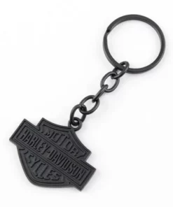 Baron & Baron Harley-Davidson® Blacked-Out Bar & Shield Keychain, HDKDK14 Auto & Garage