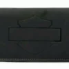 American Accessories Harley-Davidson® Men's Refuel Bar & Shield Silhouette Trucker Leather Wallet W/ RFID, HDMWA11732-BLK Wallets & Chains