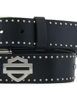 American Accessories Harley-Davidson® Women's Speed Queen Bar & Shield Belt, HDWBT11713-BLK Ladies' Belts & Buckles
