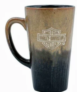 Ace Branded Harley-Davidson® Engraved Bar & Shield® Logo Ceramic Latte Mug - HDX-98637