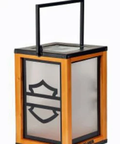 Evergreen Home Harley-Davidson® Bar & Shield® Silhouette Solar Lantern - HDX-99226