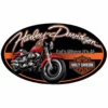 Ande Rooney Harley Davidson® Dealer Exclusive Fat Boy Oval Embossed Tin Sign 2010941 Home