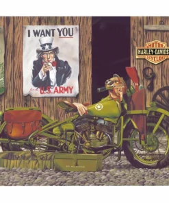 Ande Rooney Harley Davidson® Freedom Riders Embossed Tin Sign, 2010551