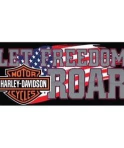 Ande Rooney Harley-Davidson® Let Freedom Roar Embossed Tin Sign 2010791 Home