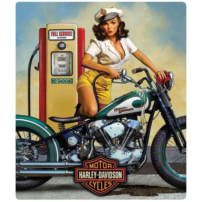 Ande Rooney Home Harley Davidson® Full Service Embossed Tin Sign 2010921 3 Ande Rooney Home Harley Davidson® Full Service Embossed Tin Sign 2010921