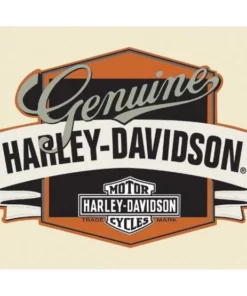 Ande Rooney Harley Davidson® Genuine W/ Banner Embossed Tin Sign 2010241 Home