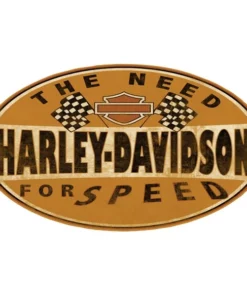 Ande Rooney Harley-Davidson® Need For Speed Oval Die-Cut Magnet, 2010662
