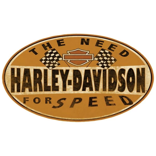 Ande Rooney Harley-Davidson® Need For Speed Oval Die-Cut Magnet, 2010662 3 Ande Rooney Harley-Davidson® Need For Speed Oval Die-Cut Magnet, 2010662