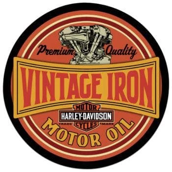 Ande Rooney Harley-Davidson® Vintage Iron Embossed Tin Sign, 2011491 Signs & Wall Art 3 Ande Rooney Harley-Davidson® Vintage Iron Embossed Tin Sign, 2011491 Signs & Wall Art