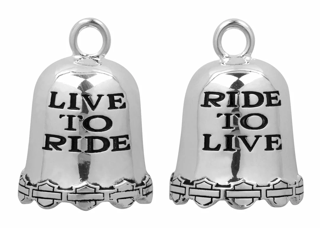 MOD Harley-Davidson® Live To Ride, Ride To Live Ride Bell, Durable Zinc HRB028 Ride Bells 3 MOD Harley-Davidson® Live To Ride, Ride To Live Ride Bell, Durable Zinc HRB028 Ride Bells