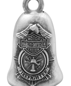 MOD Harley-Davidson® Bar & Shield Eagle Firefighter Ride Bell HRB064 Ride Bells