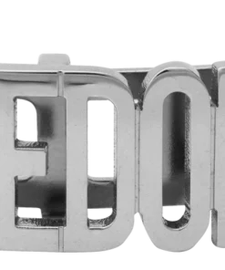 MOD Jewelry Harley-Davidson® Women's Stainless Steel Freedom Rally Plate, Silver - HSP0094