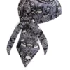 TAW Gear® Regal Grey Winged Skulls Headwrap, HW2813 2 TAW Gear® Regal Grey Winged Skulls Headwrap, HW2813