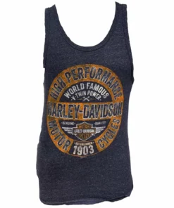 Superstition Harley-Davidson Dealership T-Shirts Harley-Davidson® Men's Ball & Chain Tank Top, Navy