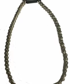 Daniel Smart Manufacturing Classic Chrome Plated 18" Bike Chain Necklace