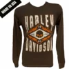 Superstition Harley-Davidson Dealership T-Shirts Harley-Davidson® Men's Garage Dust Long Sleeve Tee, Dark Chocolate