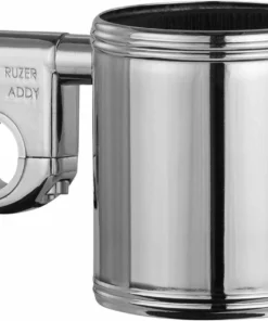Kurzer Kaddy Cup Holders Kruzer Kaddy® 200 Chrome Handlebar Mount Motorcycle Cup Holder KK200