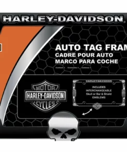 Chroma Harley-Davidson® Willie G Skull & Bar & Shield 2-in-1 License Plate Frame, CG42548 Accessories