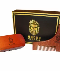 Superstition Harley-Davidson Macho Man Care Premium Beard Brush & Comb Shaping Tool Set Headwraps & Bandanas