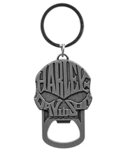Plasticolor Auto & Garage Harley-Davidson® Willie G Skull Bottle Opener Key Chain Silver 4538