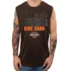Superstition Harley-Davidson Harley-Davidson® Men's Too Tough Sleeveless Tee, Dark Chocolate 2 Superstition Harley-Davidson Harley-Davidson® Men's Too Tough Sleeveless Tee, Dark Chocolate